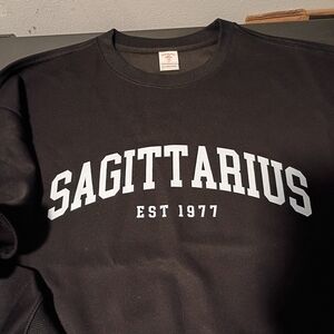 Sagittarius Black Sweater
